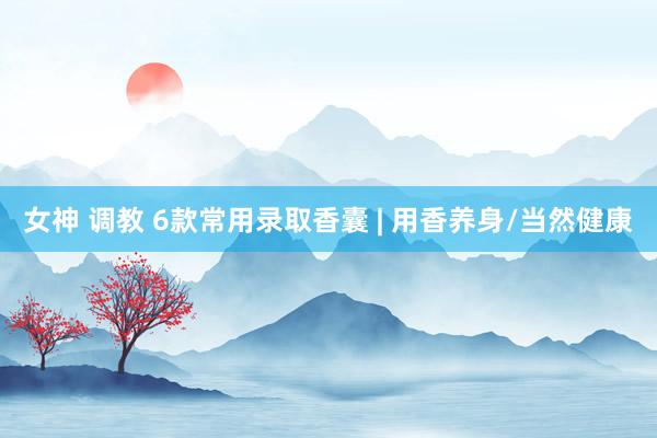 女神 调教 6款常用录取香囊 | 用香养身/当然健康